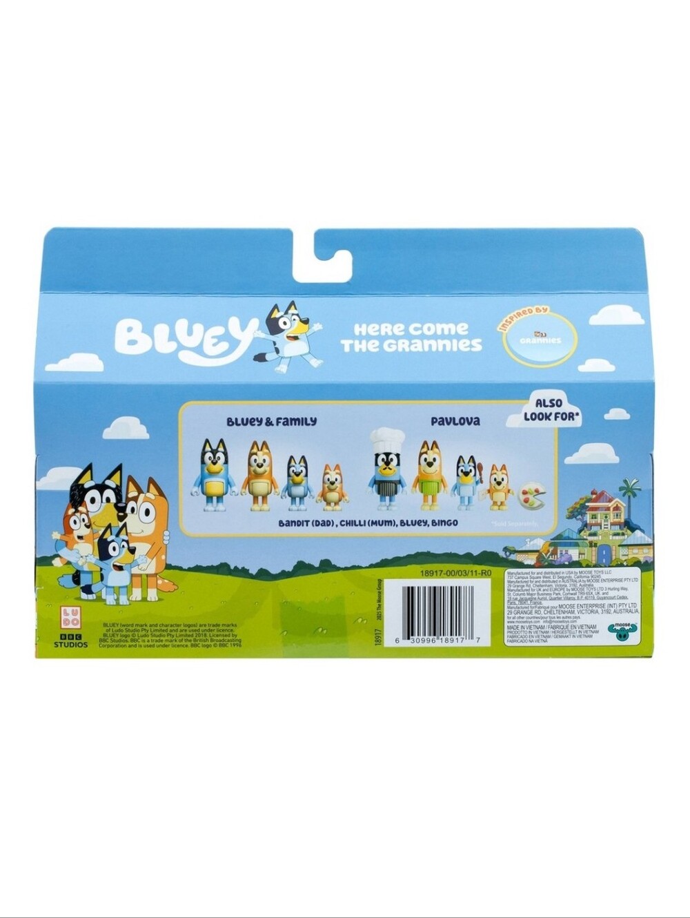 Here Come The Grannies Bluey Figures - Picture 3 of 4